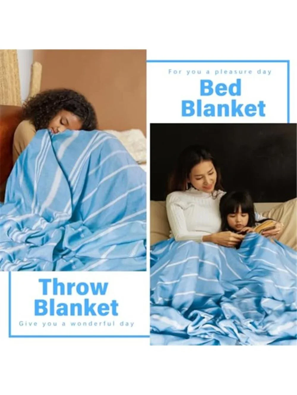 Oversized Turkish Beach Towel Blanket Sky Blue 85x75 Cotton Quick Dry Sand Free
